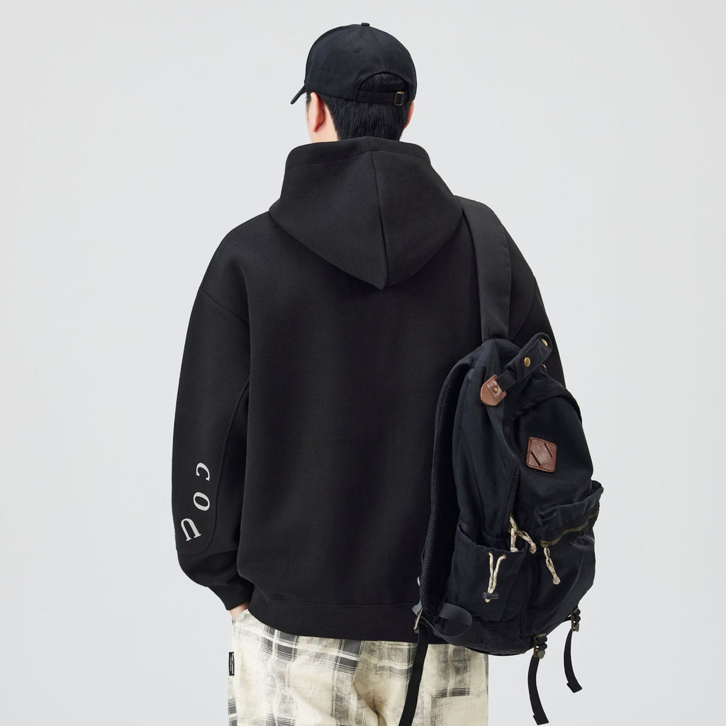Heavyweight Oversized Hooded Sweatshirt for Men