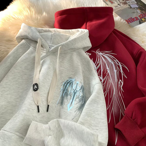 Casual Long Sleeve Fleece Lined Thickened Hoodie Jacket for Men Women, Unisex Couples Sweatshirt in Off-White Gray  Light Khaki