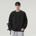 Men's  Long Sleeve Crewneck Sweatshirt Casual Loose Fit Solid Color Top